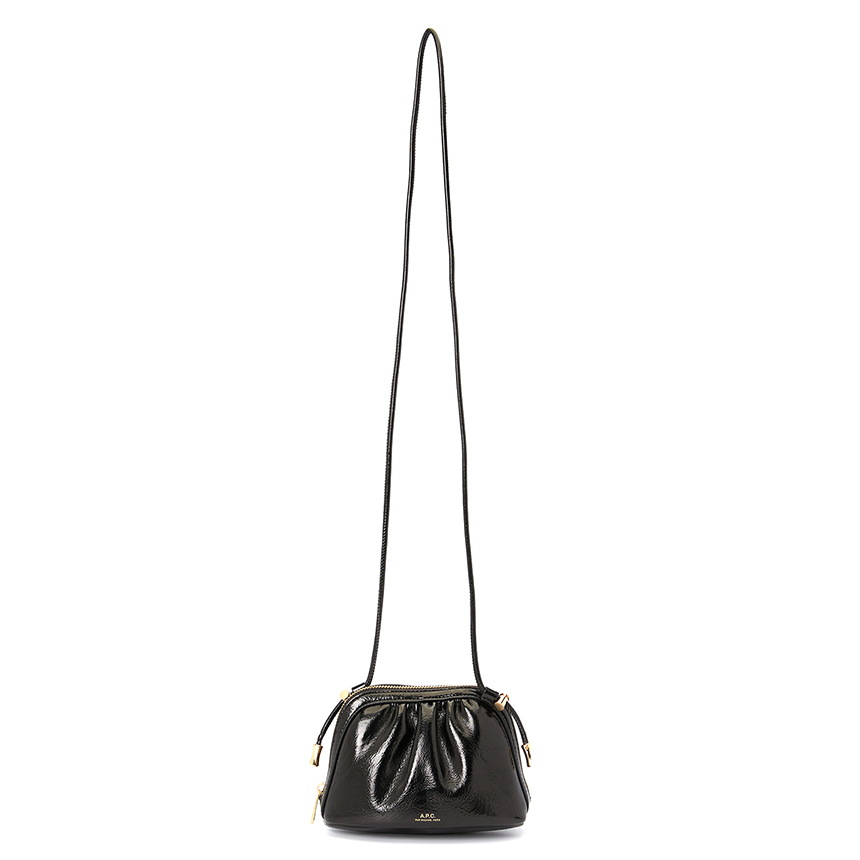 아페쎄(A.P.C.) 니논 스몰 드로스트링 여자 숄더백 PUABA F61765 LZZ NOIR