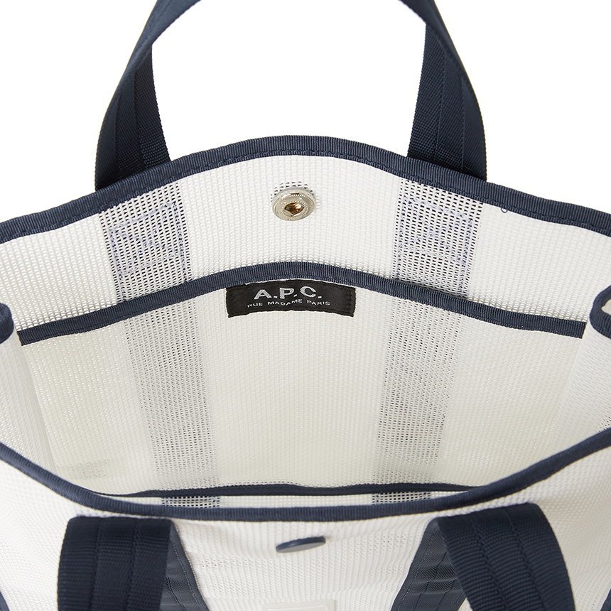 아페쎄(APC) 카바스 루이스 여성 토트백 PVAAI M61906 TAD BLANC