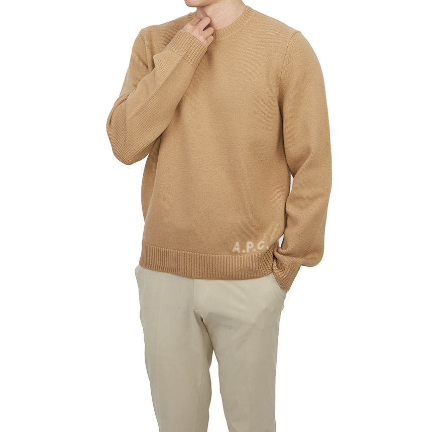 아페쎄(APC) 남성 니트 WVBAZ H23059 TCB CAMEL ECRU