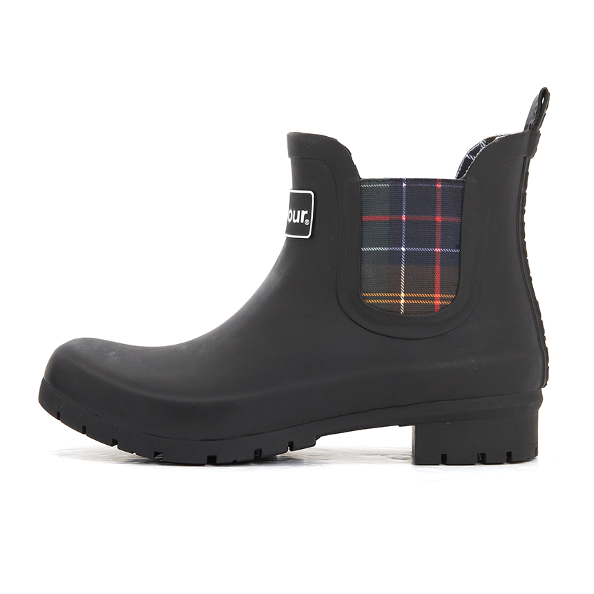 바버(BARBOUR) 킹햄 웰링턴 여성 첼시 레인부츠 LRF0088BK11