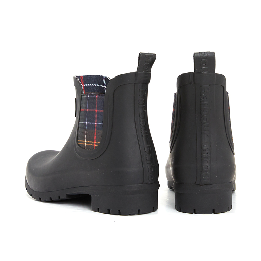 바버(BARBOUR) 킹햄 웰링턴 여성 첼시 레인부츠 LRF0088BK11
