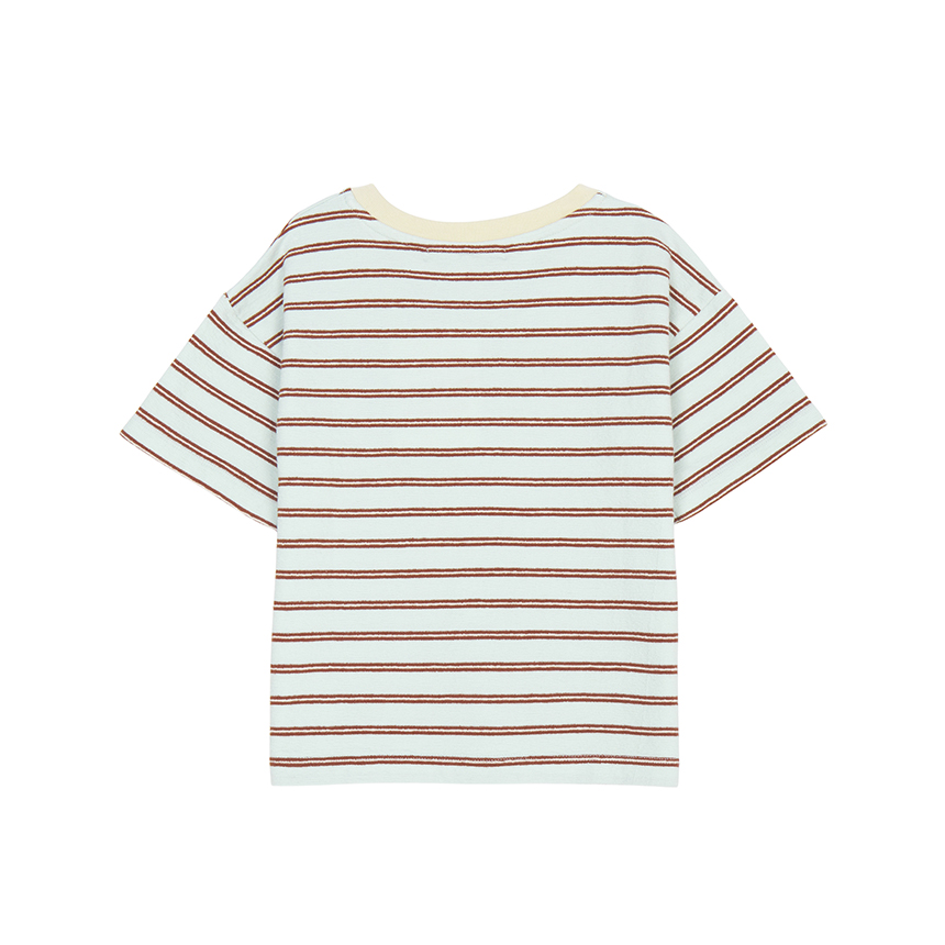보보쇼즈(BOBO CHOSES) 스트라이프 키즈 반팔티셔츠 B126AC013