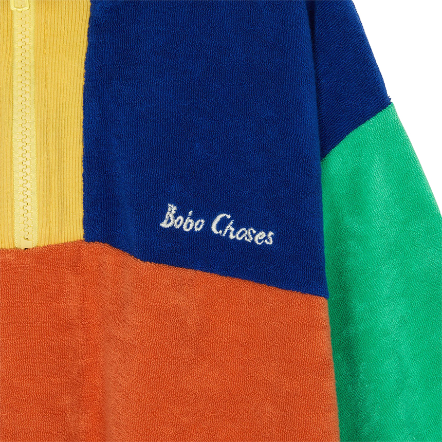 보보쇼즈(BOBO CHOSES) 키즈 반집업 맨투맨 B126AC050