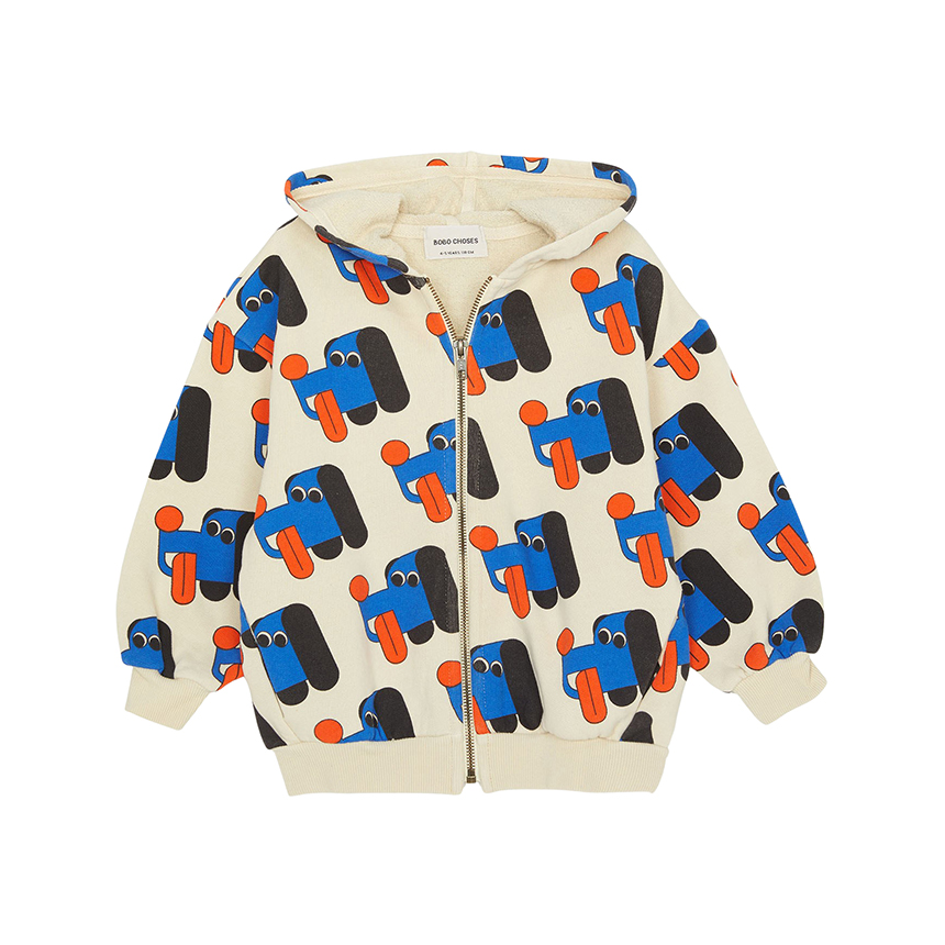 보보쇼즈(BOBO CHOSES) 키즈 기모 후드 집업 B225AC049