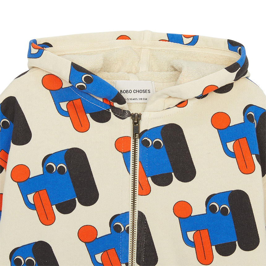 보보쇼즈(BOBO CHOSES) 키즈 기모 후드 집업 B225AC049