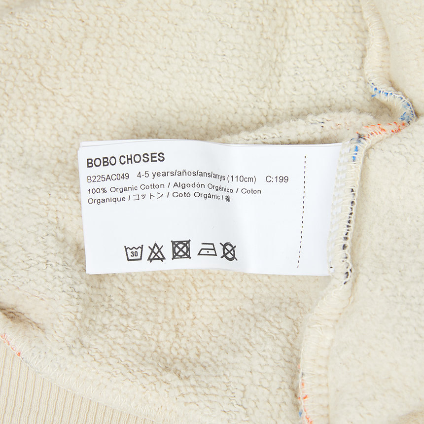 보보쇼즈(BOBO CHOSES) 키즈 기모 후드 집업 B225AC049