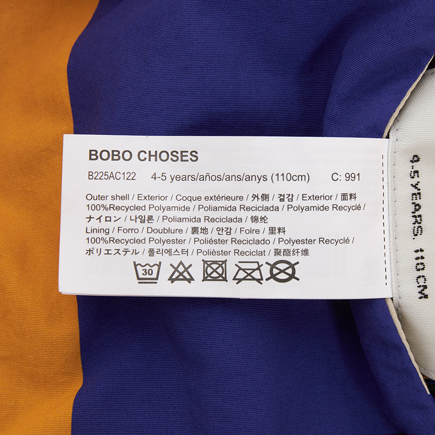 보보쇼즈(BOBO CHOSES) 키즈 리버시블 패딩 점퍼 B225AC122