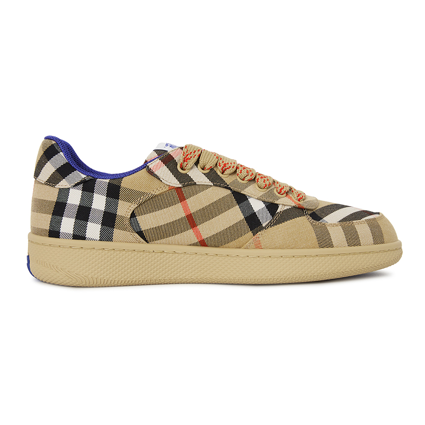 버버리(BURBERRY) 체크 남성 스니커즈 8095276