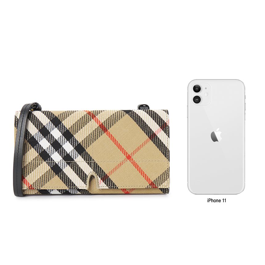 버버리(BURBERRY) 체크 여성 파우치 숄더백 8103375