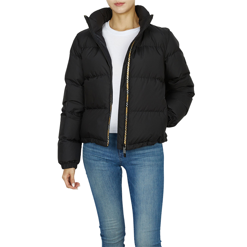 버버리(BURBERRY) 스크래치 체크 앰블사이드 여성 패딩 점퍼 8110250 SA_8110250_039