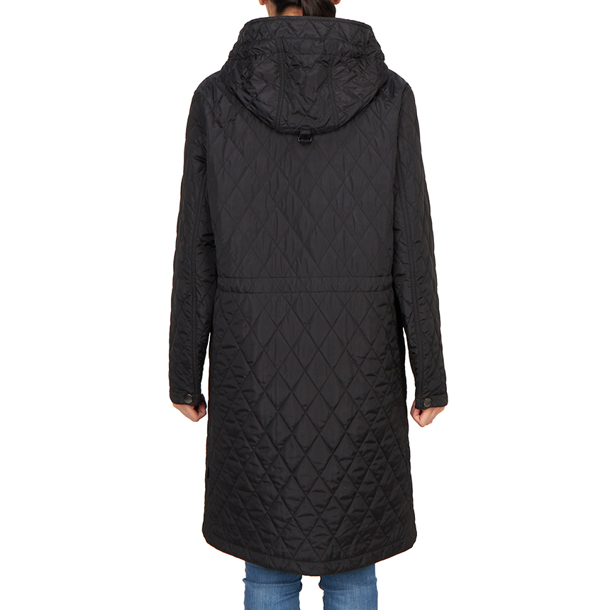 버버리(BURBERRY) 힐게이트 여성 후드 롱 퀼팅 자켓 8110325