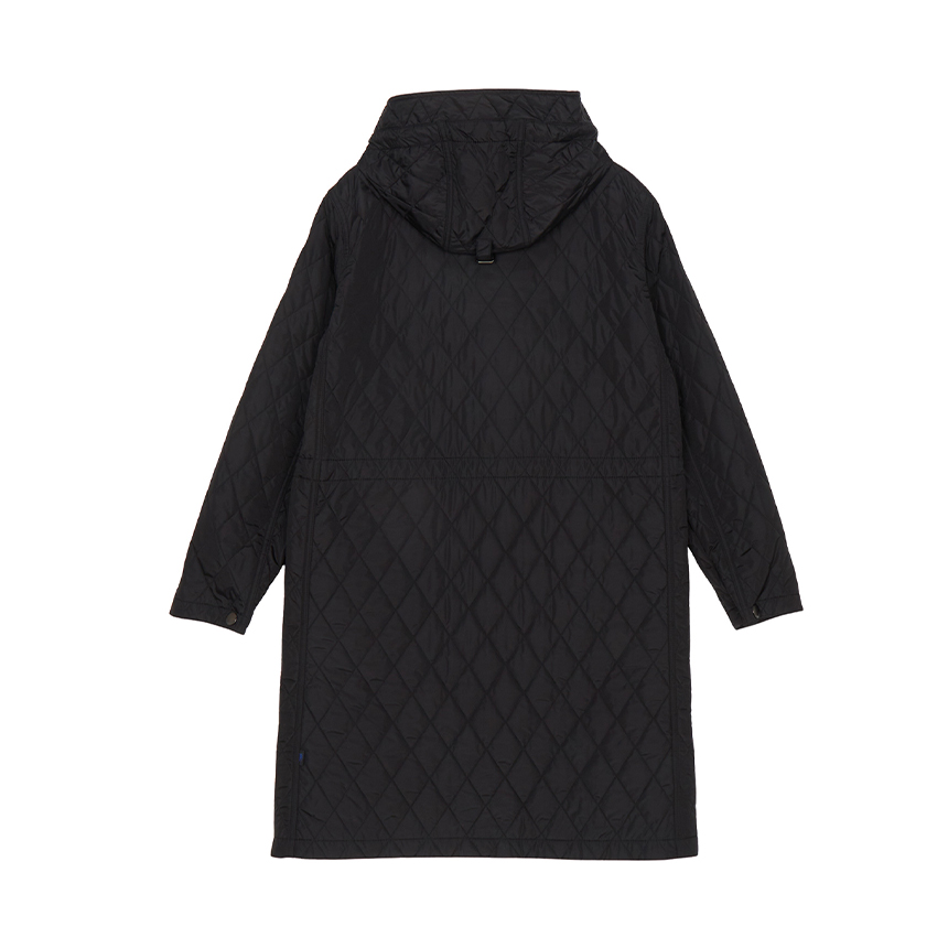버버리(BURBERRY) 힐게이트 여성 후드 롱 퀼팅 자켓 8110325