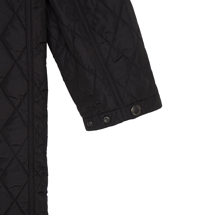 버버리(BURBERRY) 힐게이트 여성 후드 롱 퀼팅 자켓 8110325