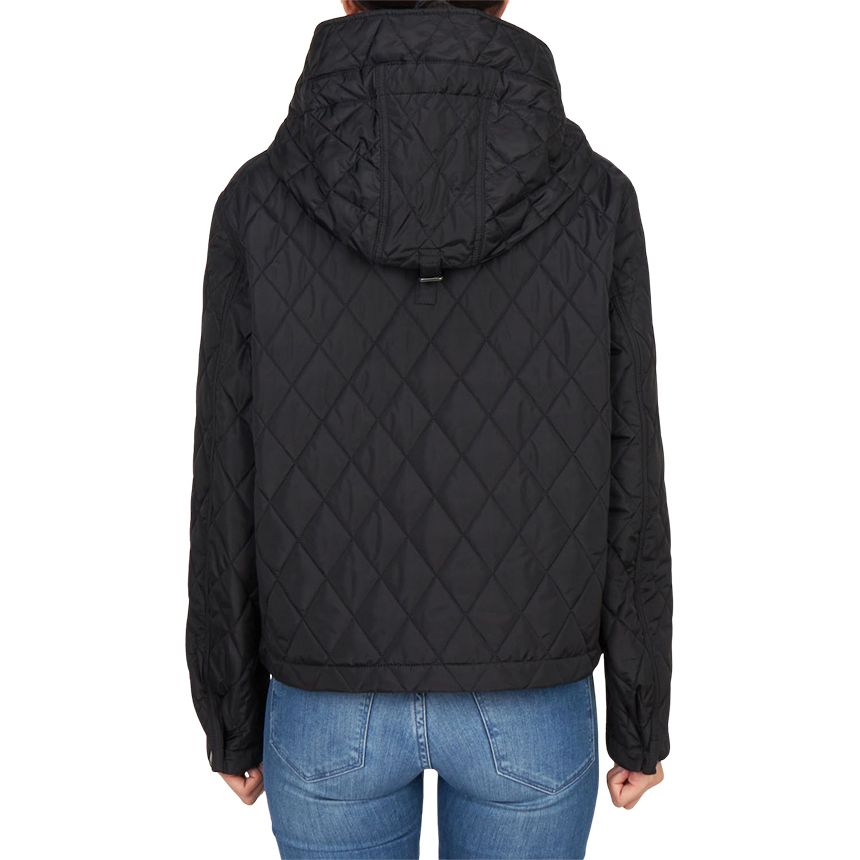 버버리(BURBERRY) 팸브룩 여성 크롭 후드 퀼팅 자켓 8110329