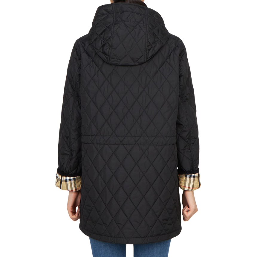버버리(BURBERRY) 브롬리 여성 후드 퀼팅 자켓 8110531