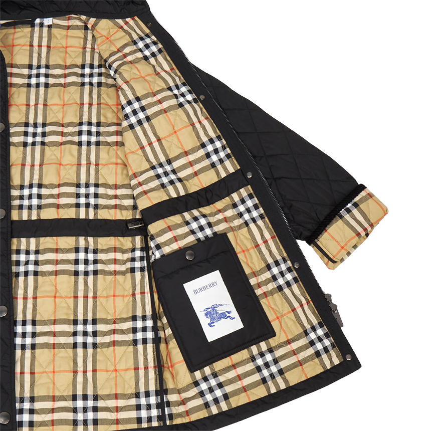 버버리(BURBERRY) 브롬리 여성 후드 퀼팅 자켓 8110531