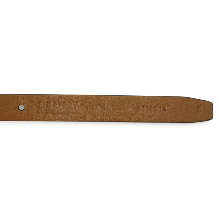 버버리(BURBERRY) 오벌 나이트 스탬프 여성 양면 벨트 8112216