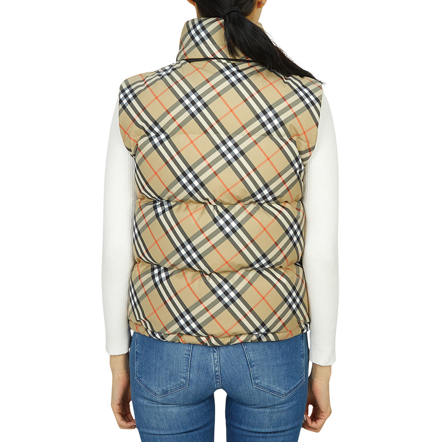 버버리(BURBERRY) 체크 여성 패딩 조끼 8113139