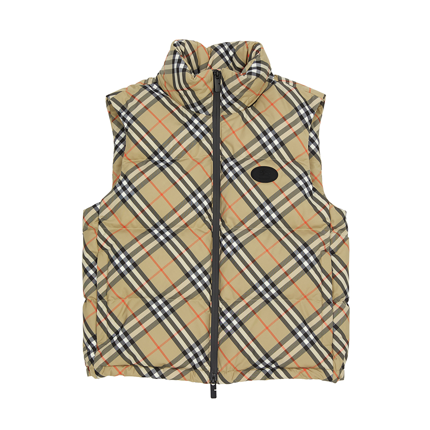 버버리(BURBERRY) 체크 여성 패딩 조끼 8113139