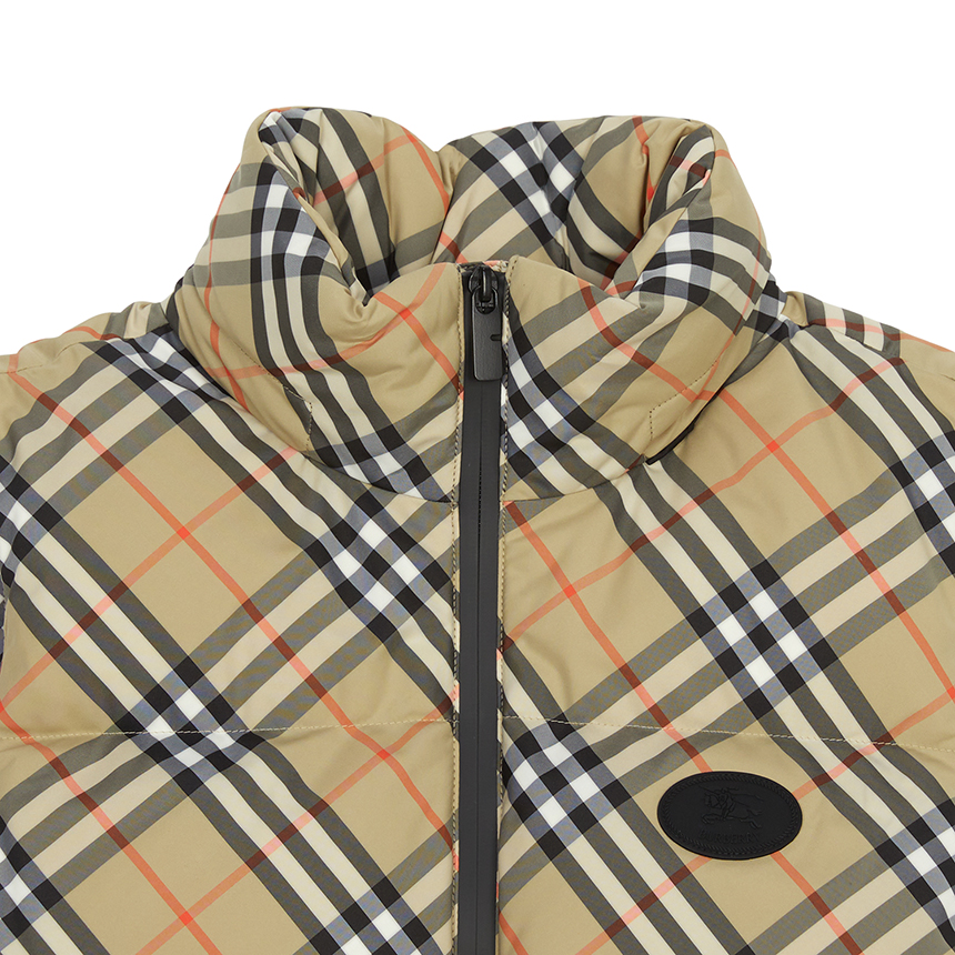 버버리(BURBERRY) 체크 여성 패딩 조끼 8113139