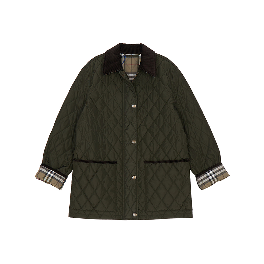 버버리(BURBERRY) 브로드웨이 여성 퀼팅 반 자켓 8113591