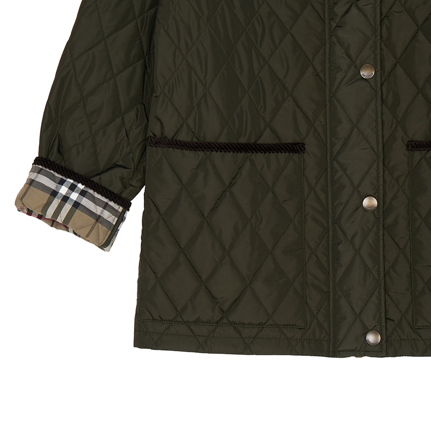 버버리(BURBERRY) 브로드웨이 여성 퀼팅 반 자켓 8113591