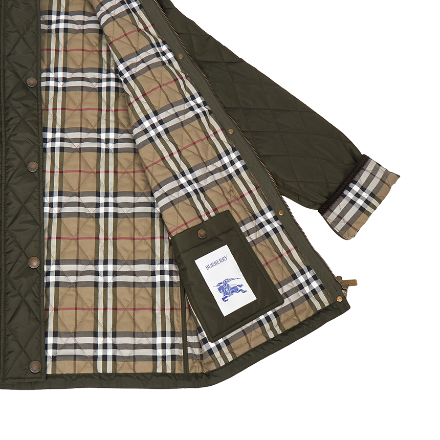 버버리(BURBERRY) 브로드웨이 여성 퀼팅 반 자켓 8113591