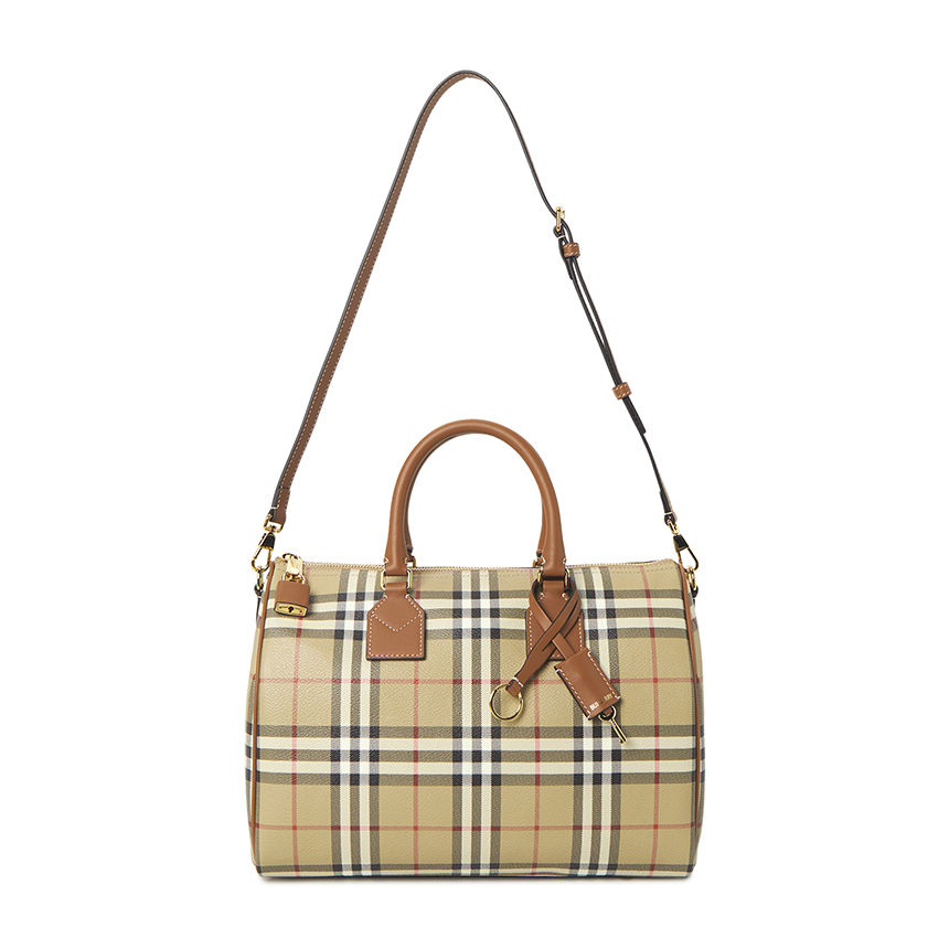 버버리(BURBERRY) 미디엄 체크 여성 볼링백 8119049