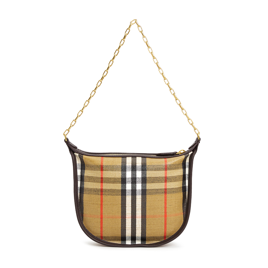 버버리(BURBERRY) 미니 하이랜드 여성 체인 숄더백 8123577