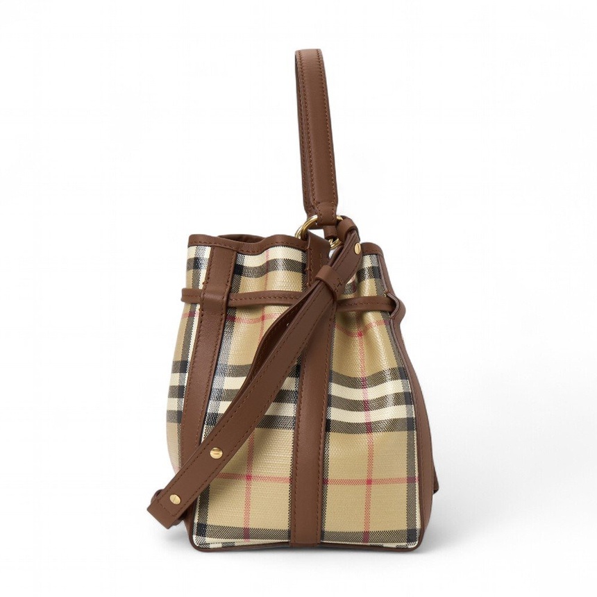 버버리(BURBERRY) 미니 체크 여성 버킷백 8128949