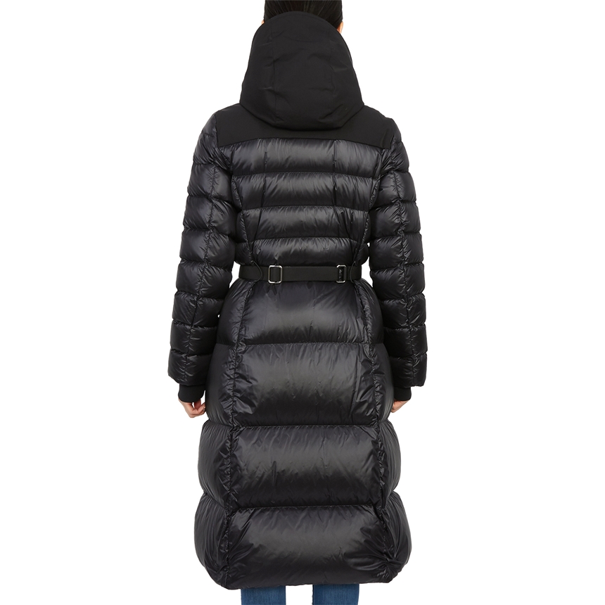 버버리(BURBERRY) 여자 후드 패딩 롱 코트 슬림핏 BURNISTON 8057843 A1189