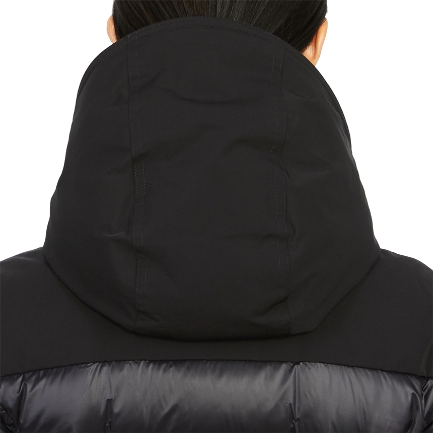 버버리(BURBERRY) 여자 후드 패딩 롱 코트 슬림핏 BURNISTON 8057843 A1189