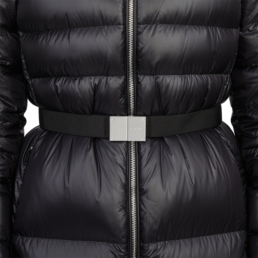 버버리(BURBERRY) 여자 후드 패딩 롱 코트 슬림핏 BURNISTON 8057843 A1189