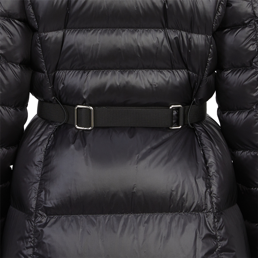 버버리(BURBERRY) 여자 후드 패딩 롱 코트 슬림핏 BURNISTON 8057843 A1189