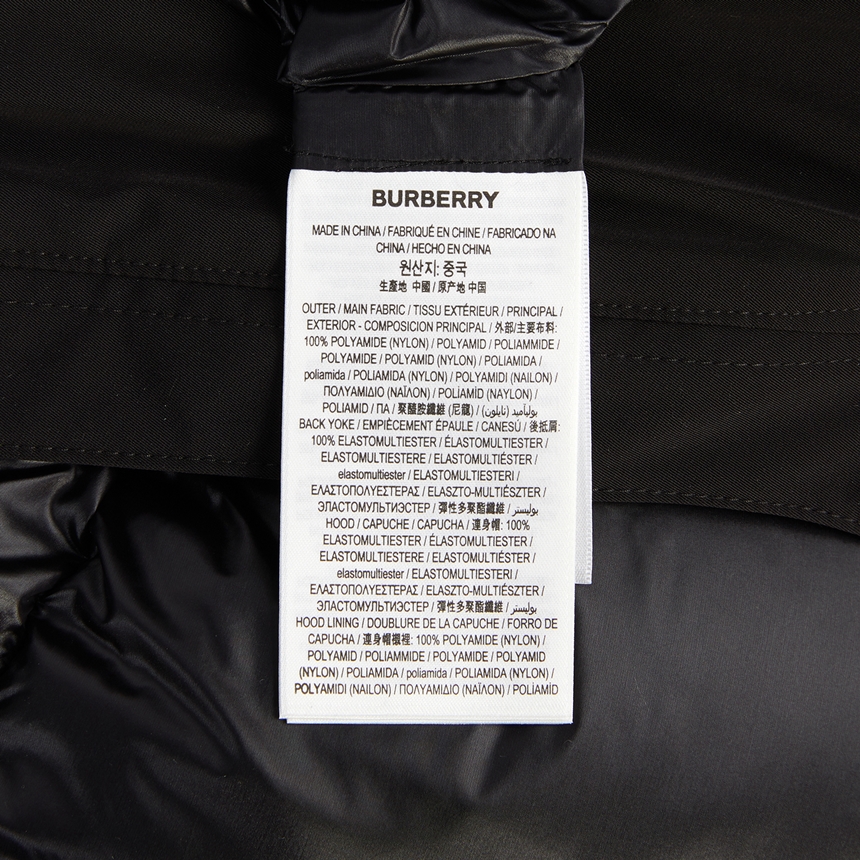 버버리(BURBERRY) 여자 후드 패딩 롱 코트 슬림핏 BURNISTON 8057843 A1189