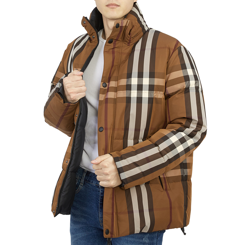 버버리(BURBERRY) 체크 팩어웨이 남자 양면 패딩 점퍼 자켓 릴렉스핏 DIGBY CHK 8058546 A9697