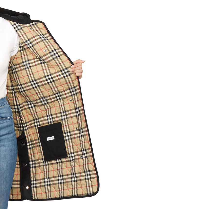 버버리(BURBERRY) 퀼팅 여성 패딩 코트 ROXBY 8096351 A1189