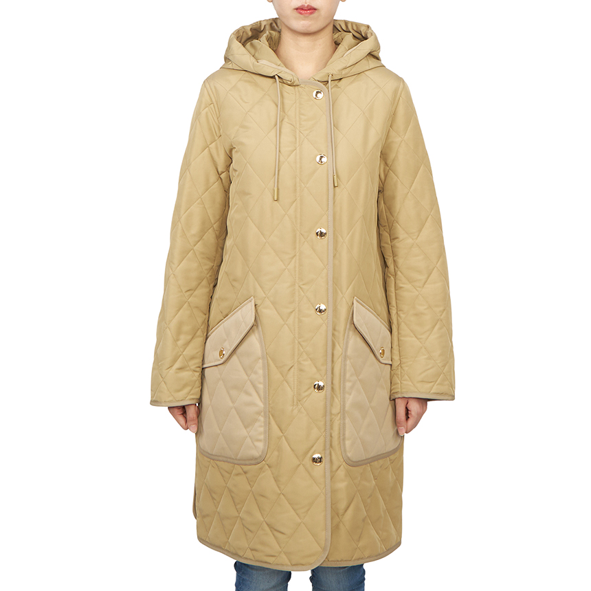버버리(BURBERRY) 퀼팅 여성 패딩 코트 ROXBY 8096352 A7026