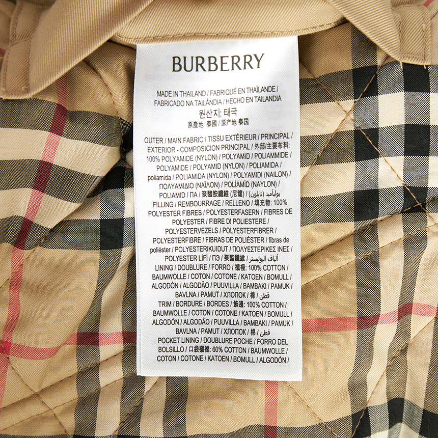 버버리(BURBERRY) 퀼팅 여성 패딩 코트 ROXBY 8096352 A7026