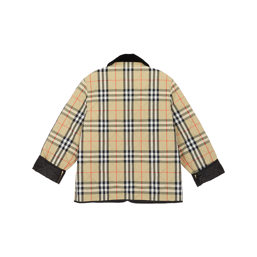 버버리키즈(BURBERRY KIDS) 체크 만조니 퀼팅 자켓 (성인착용가능) 8108500 14Y