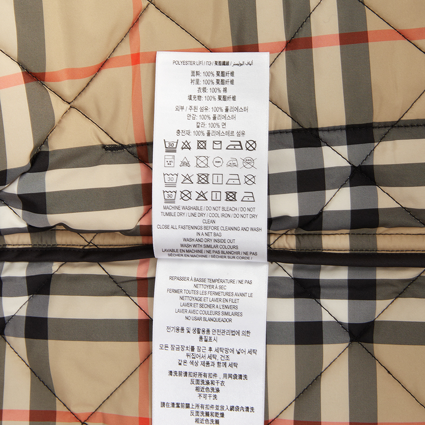 버버리키즈(BURBERRY KIDS) 퀼팅 반 자켓 (성인착용가능) 8108501 14Y