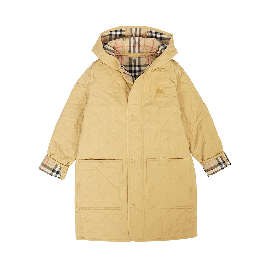 버버리키즈(BURBERRY KIDS) 해리슨 퀼팅 후드 코트 (성인착용가능) 8109323