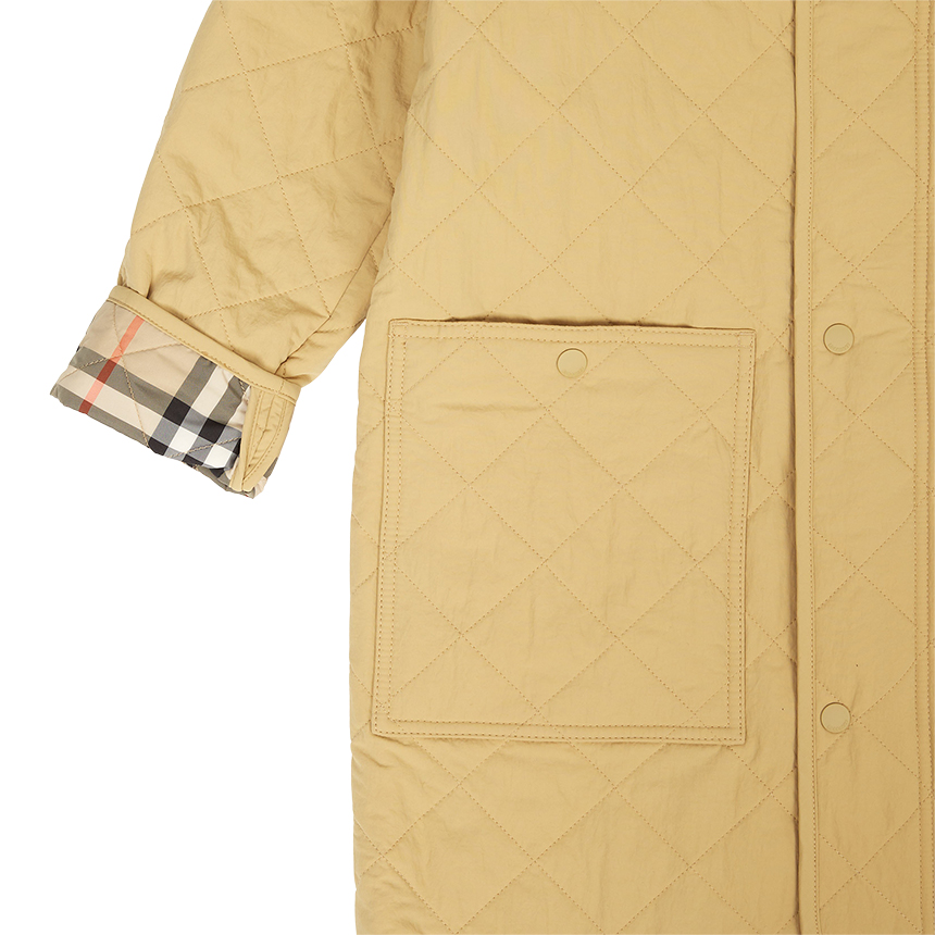 버버리키즈(BURBERRY KIDS) 해리슨 퀼팅 후드 코트 (성인착용가능) 8109323