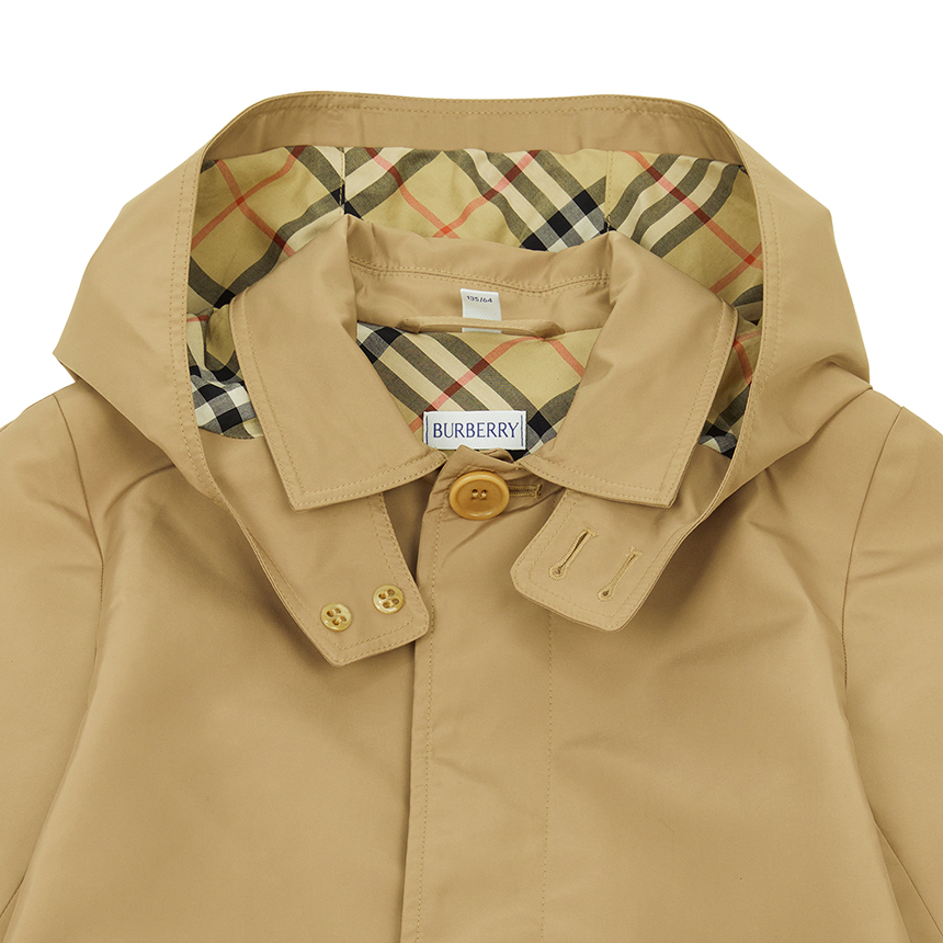 버버리키즈(BURBERRY KIDS) 후드 코트 (성인착용가능) NATHANIEL 8096185 A1420