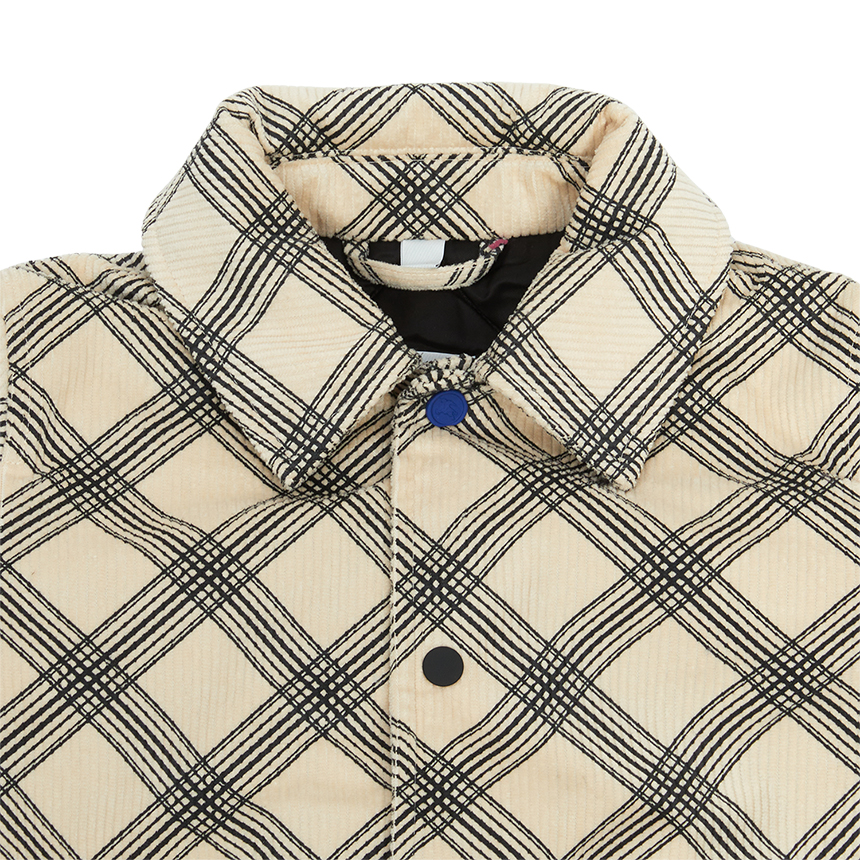 버버리키즈(BURBERRY KIDS) 체크 코듀로이 자켓 (성인착용가능) STANLEY CHK 8088498 A1073
