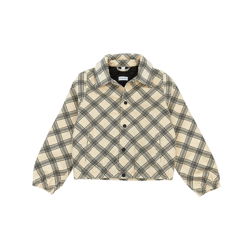 버버리키즈(BURBERRY KIDS) 체크 코듀로이 자켓 (성인착용가능) STANLEY CHK 8088498 A1073 14Y