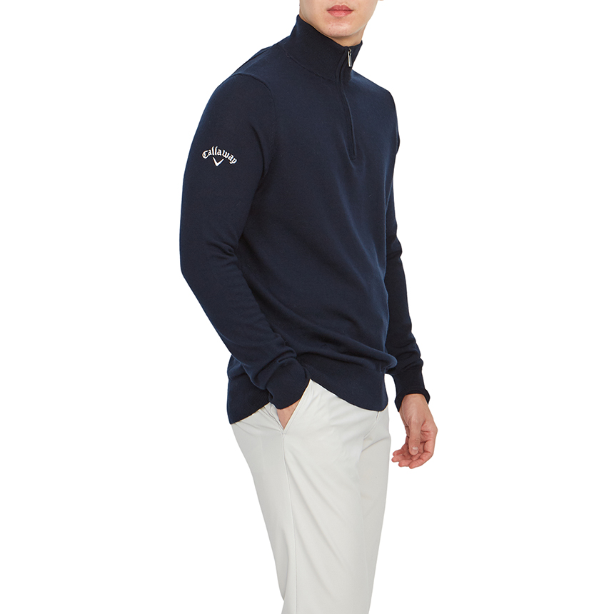 캘러웨이(CALLAWAY) 골프웨어 남성 반집업 니트 CGGS80Z3 401