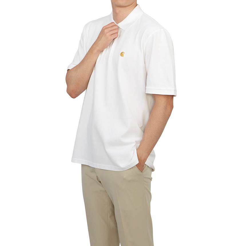 칼하트윕(CARHARTT WIP) 남성 카라 반팔티셔츠 I023807 00RXX