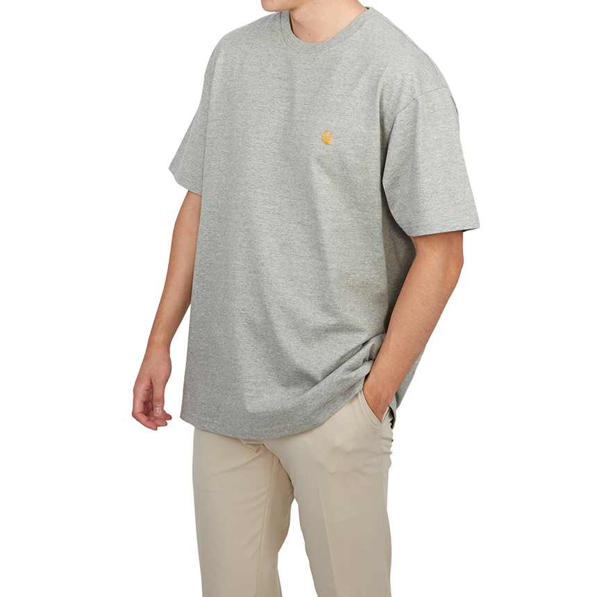 칼하트윕(CARHARTT WIP) 체이스 남성 반팔티셔츠 I026391 00MXX