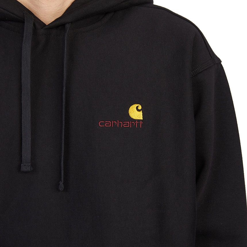 칼하트윕(CARHARTT WIP) 아메리칸 스크립트 남자 후드 기모 긴팔 맨투맨 티셔츠 루즈핏 I028279 89XX